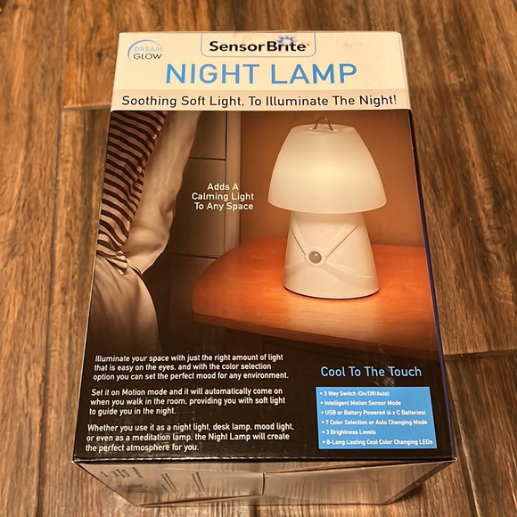 🪔 NWT Sensor Brite brand Dream Glow Night Lamp - Picture 2 of 6